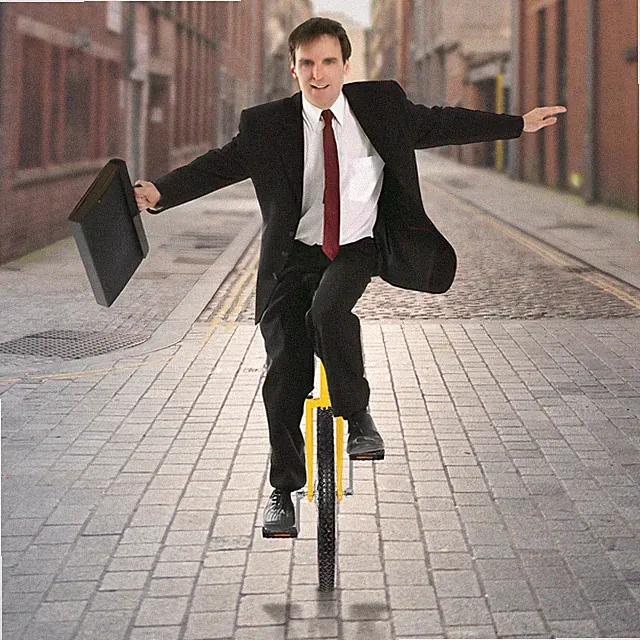 24-inch Outdoor Wheel Unicycle Height Adjustable Unicycle One Wheel Bike 154lbs