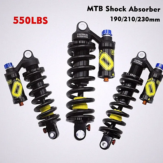 AM/FR/DH/MTB Bicycle Suspension Spring Soft Tail Rear Shock Absorber 550LBS