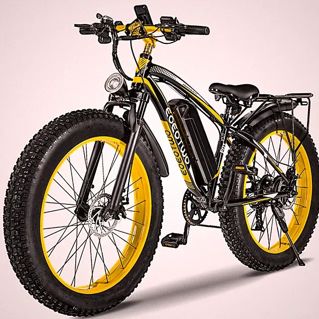 Electric Bikes for Adults 1500W 34MPH 60Miles Mountain Fast 26" Fat Tire E-bike