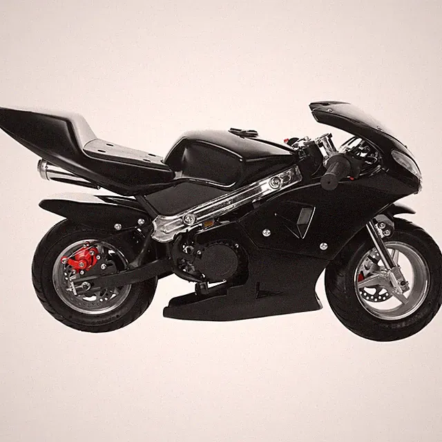 Gas Powered Mini Pocket Bike 49cc 2 Stroke Engine Up to 170lbs Racer Style