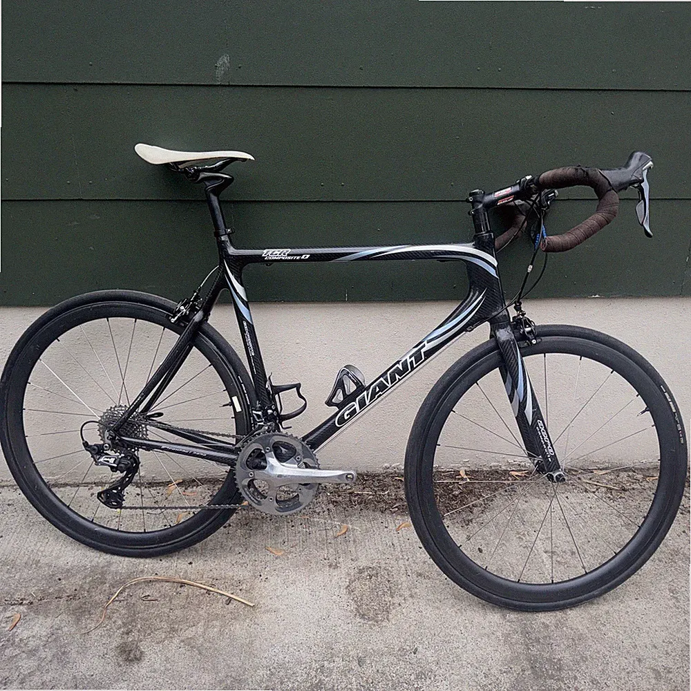 Giant TCR 0 Carbon XL 60 Size Road Bike 11 Speed Dura Ace 16.1lbs