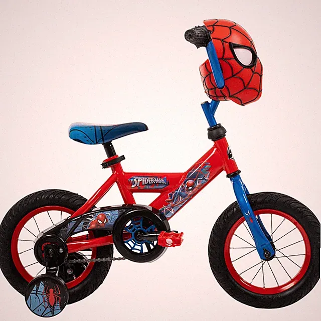 Huffy 12" Marvel Spider-Man Kids' Bike, Fits Riders 3'1" - 3'5", Red, Child, Boy