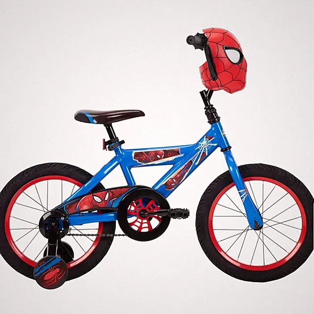 Huffy 16" Marvel Spider-Man Bike for Kids - Red - Ages 3'5" to 4'0