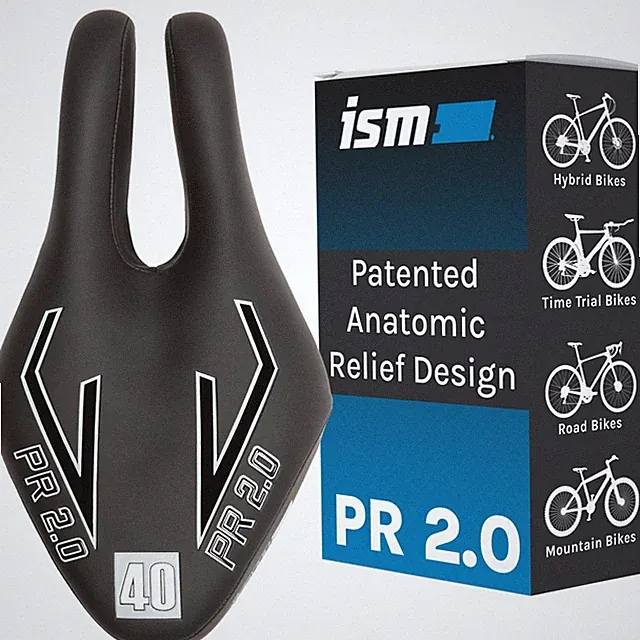 ISM PR 2.0 Noseless Bicycle Seat - Anatomic Relief Saddle