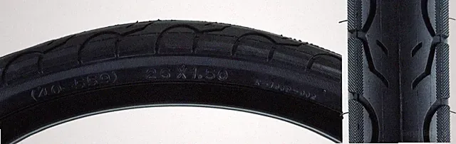 Kenda Kwest Tandem 26x1.5 Clincher Tire - Durable Wire TPI, Reflective Sidewall