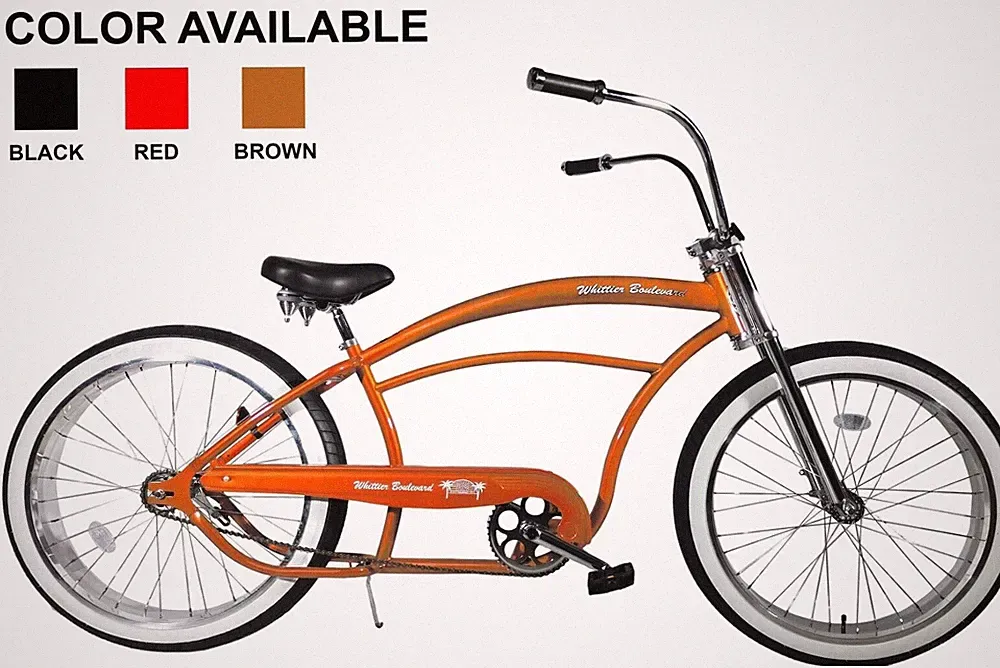 Royal 26" Single Speed Cruiser Bike with Coaster brake Triple Triple Tree Fork