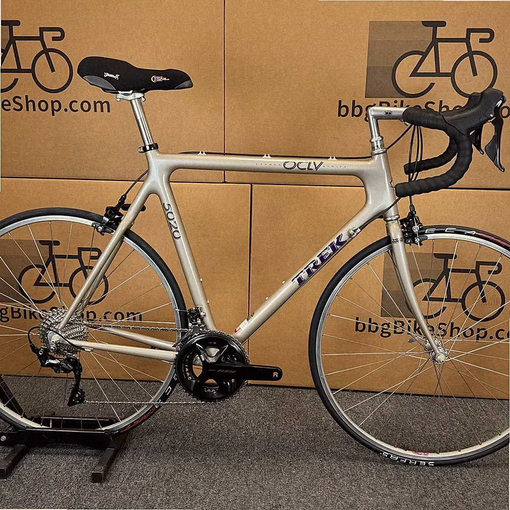 Used Trek 5020 OCLV Carbon Fiber Road Bike-1997, 11-speed Shimano 105, 60cm